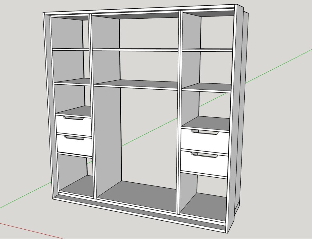 Kleiderschrank selber bauen – Teil 1